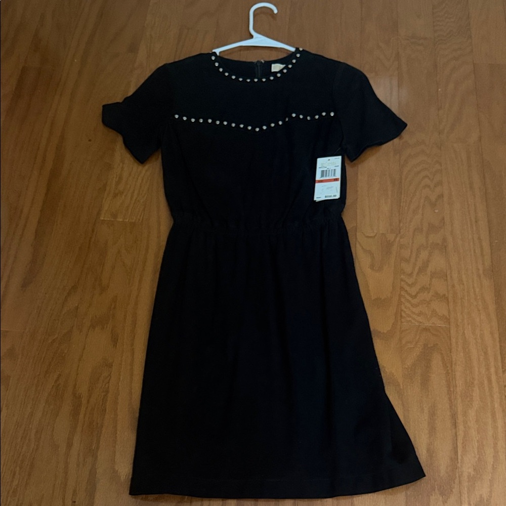 Michael Kors Black Dress with Silver Accents
